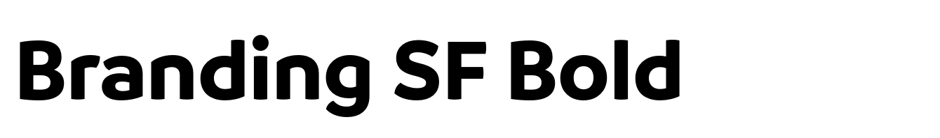 Branding SF Bold